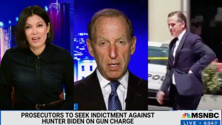 Alex Wagner Abbe Lowell Hunter Biden MSNBC composite image