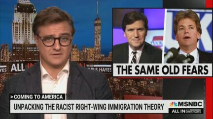 Chris Hayes Compares Tucker Carlson to David Duke