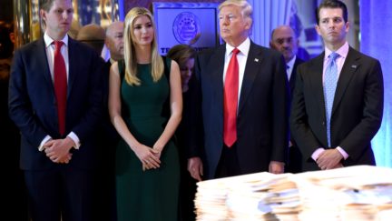 Donald, Ivanka, Eric and Don Trump Jr.