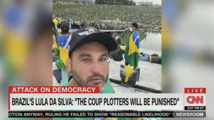 Jair Bolsonaro's nephew spotted at riot