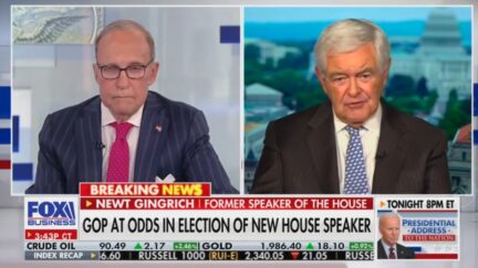 Larry Kudlow and Newt Gingrich