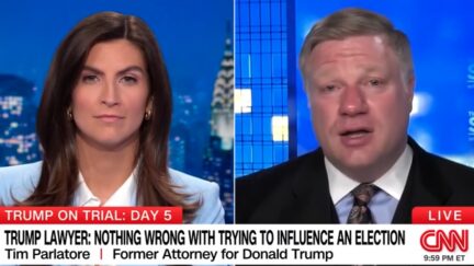 Kaitlan Collins and Tim Parlatore
