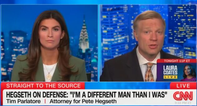 Kaitlan Collins and Tim Parlatore