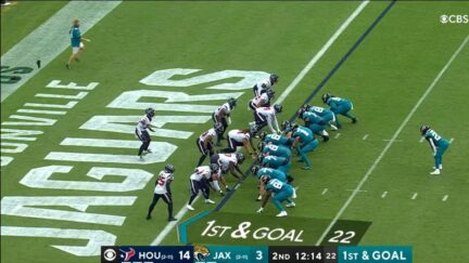 Jaguars fan body slammed in the end zone