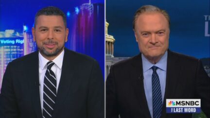 Ayman Mohyeldin and Lawrence O'Donnell