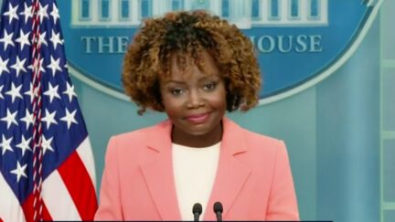 WATCH： Karine Jean-Pierre Taunts Trump At Briefing While Sending Off Comms Chief Kate Bedingfield 1