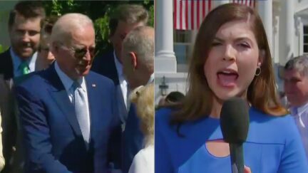 WATCH MSNBC Reporter Screams at Biden About Trump FBI Raid in Middle of Live Shot