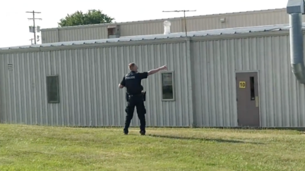 Screenshot of video shared by X user Dave Stewart.