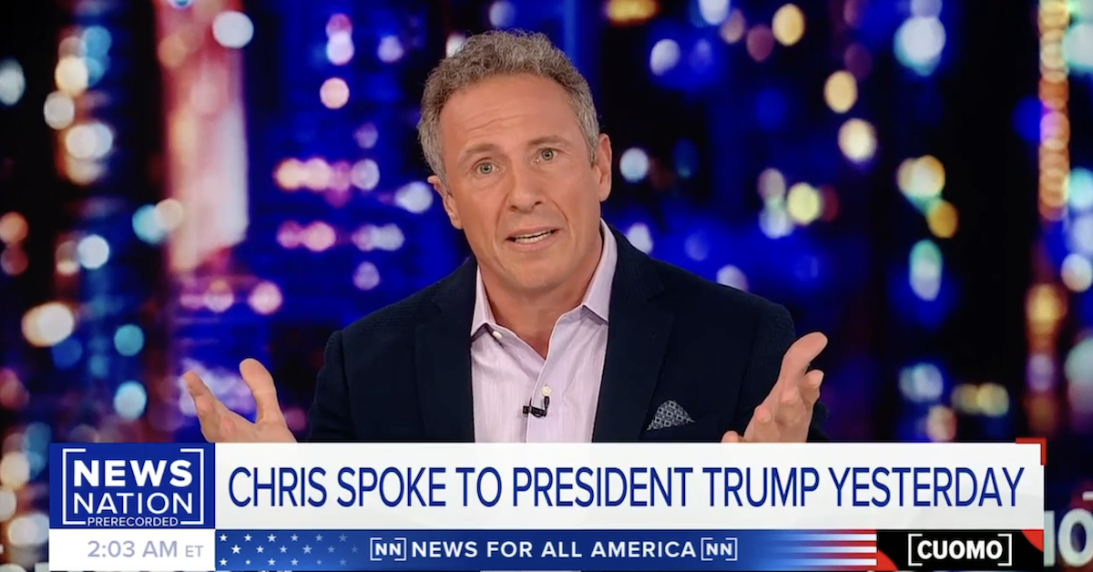 Chris Cuomo Says Partisans on Both Sides Weaponized His Trump Phone Call
